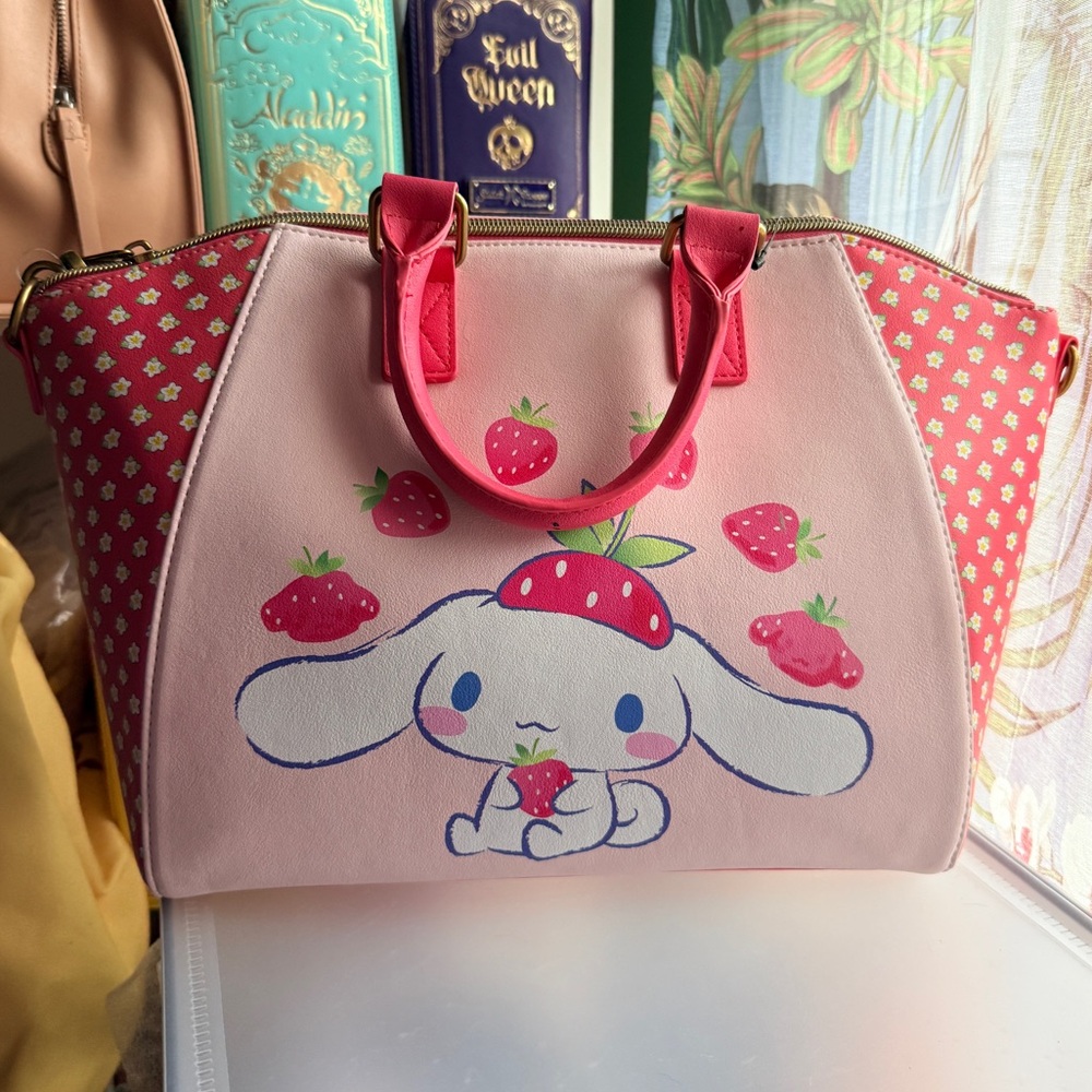 Loungefly Sanrio Cinnamoroll Pink Strawberry Crossbody Bag NWT